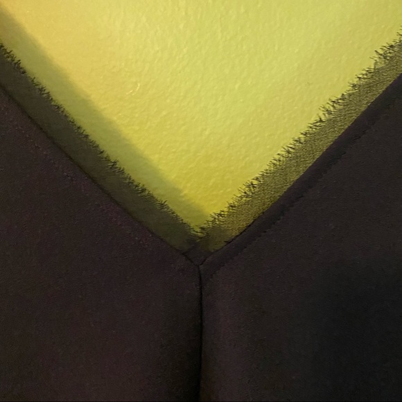 Rachel Roy sequin raw edge V neck shell tank - Picture 7 of 8